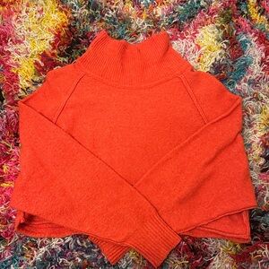 Urban Outfitters Vibrant Orange Turtleneck Sweater